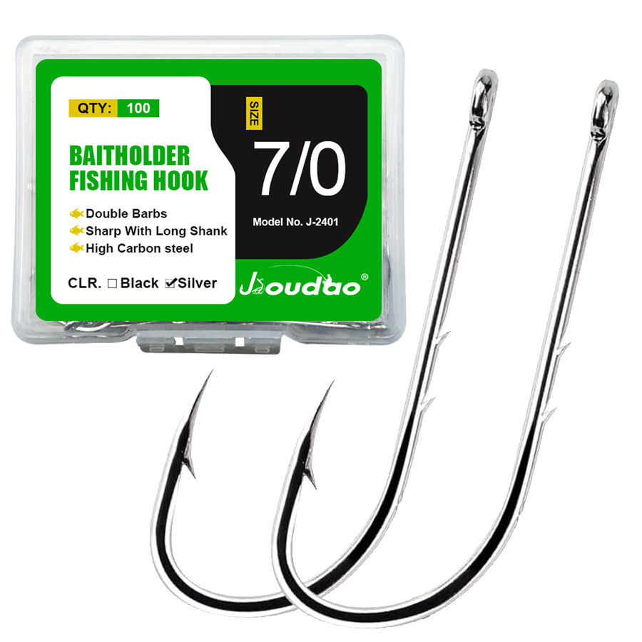 Fishing Hook Offset - Haczyki wędkarskie 100 szt. Hak na