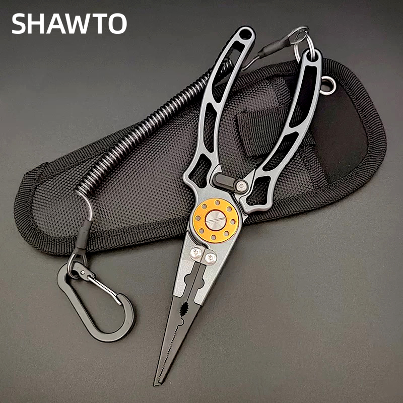 Fishing Hook Remover - Szczypce wędkarskie Shawto 20cm z aluminium,