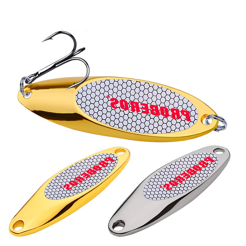 Fishing Hook Treble - Metalowa przynęta w kształcie łyżki, 3g-60g,