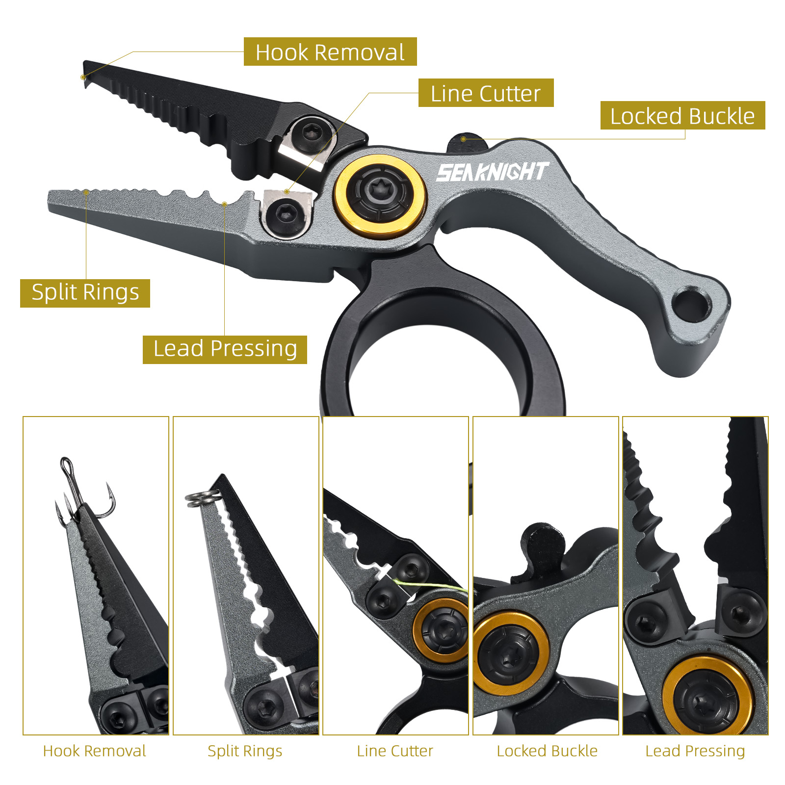 Szczypce wędkarskie SeaKnight, – Fishing Hook Remover recenzja i cena