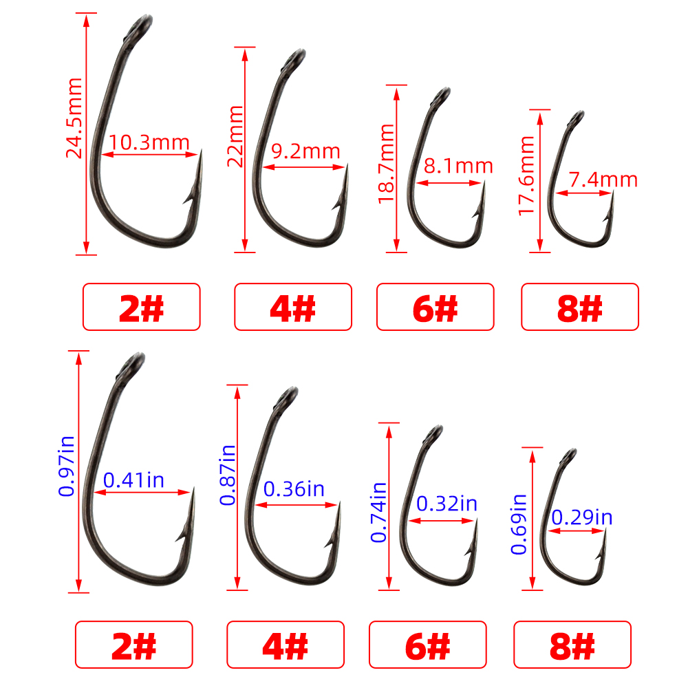 30 szt. Haczyk na ryby ze stal – Fishing Hook Assortment recenzja i cena