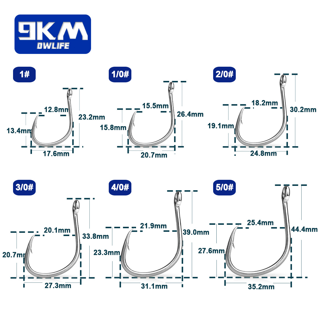 9KM Haki wędkarskie Haki do pr – Fishing Hook Offset recenzja i cena