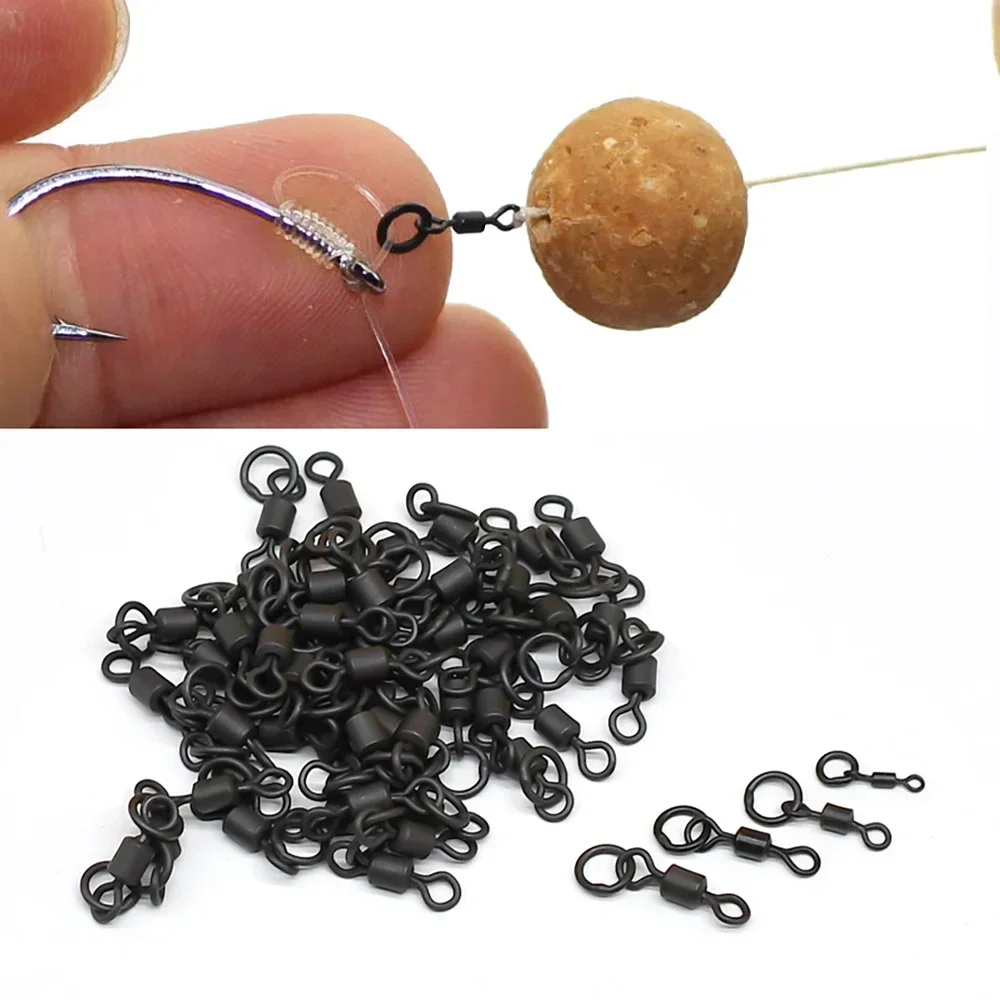 50 sztuk, mikro obrotowe haczy – Fishing Hook Size recenzja i cena